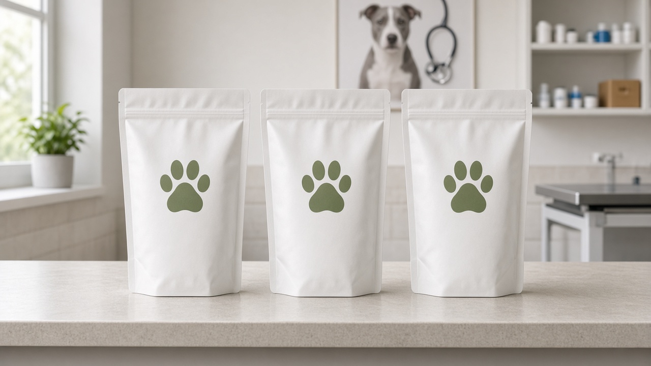 Three hydration smoothie pouches arranged in a row on a white surface